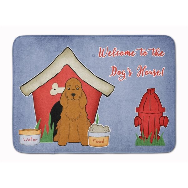 Micasa Dog House Collection Cocker Spaniel Red Machine Washable Memory Foam Mat MI627714